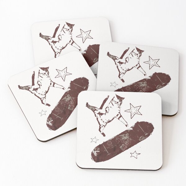 Item preview, Skateboard Cat Y2K – Vintage 90s Grunge Skater Cat designed and sold by Gbriel3.
