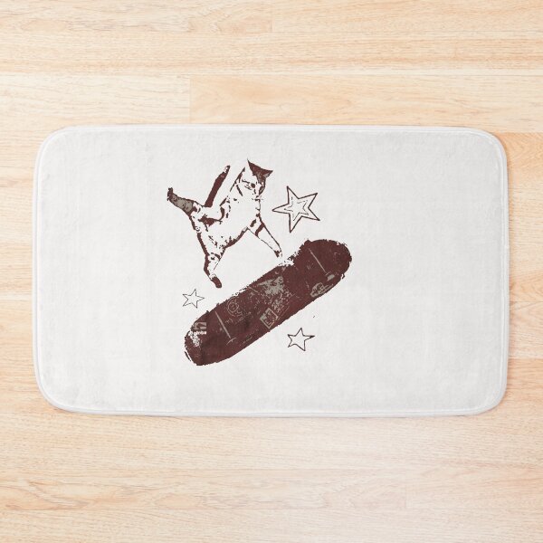 Item preview, Skateboard Cat Y2K – Vintage 90s Grunge Skater Cat designed and sold by Gbriel3.