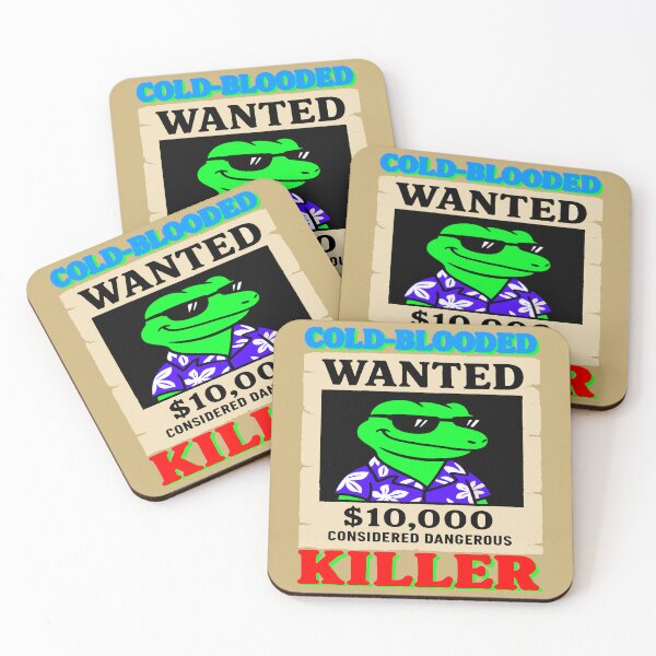 Item preview, Cold-Blooded Killer - Wanted Lizard designed and sold by Regal Rev.