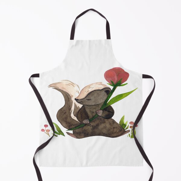Item preview, sweet badger floral illustration designed and sold by introvertarts.