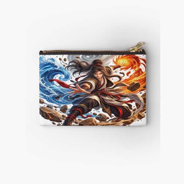 Item preview, Four Elements Elemental Warrior Fantasy Art designed and sold by redengineers.