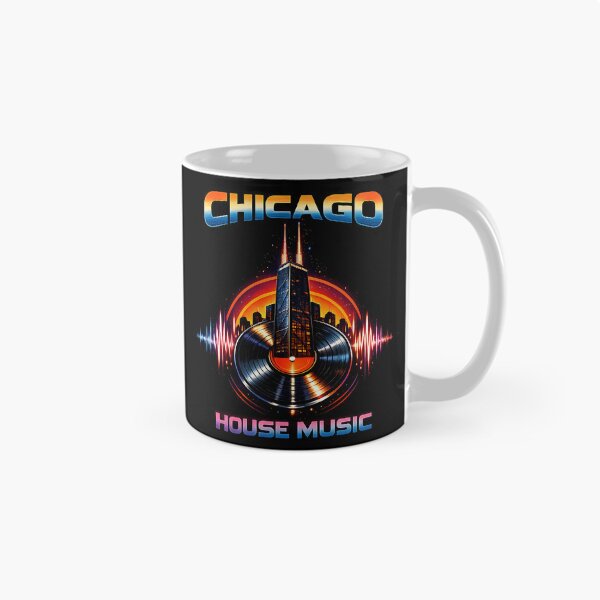 Item preview, Chicago House Music Vinyl Record Skyline Rave designed and sold by  ZenRave Designs.