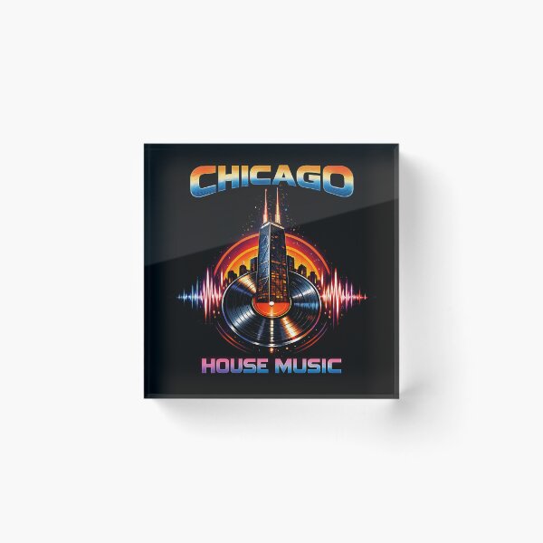 Item preview, Chicago House Music Vinyl Record Skyline Rave designed and sold by  ZenRave Designs.