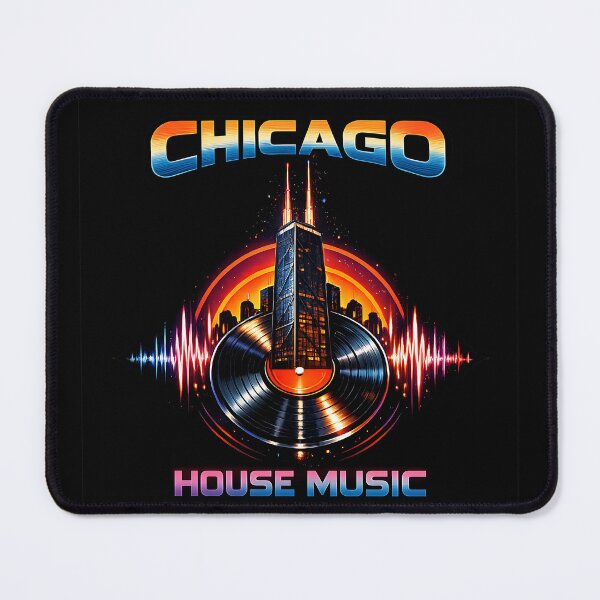Item preview, Chicago House Music Vinyl Record Skyline Rave designed and sold by ZenRave Designs.