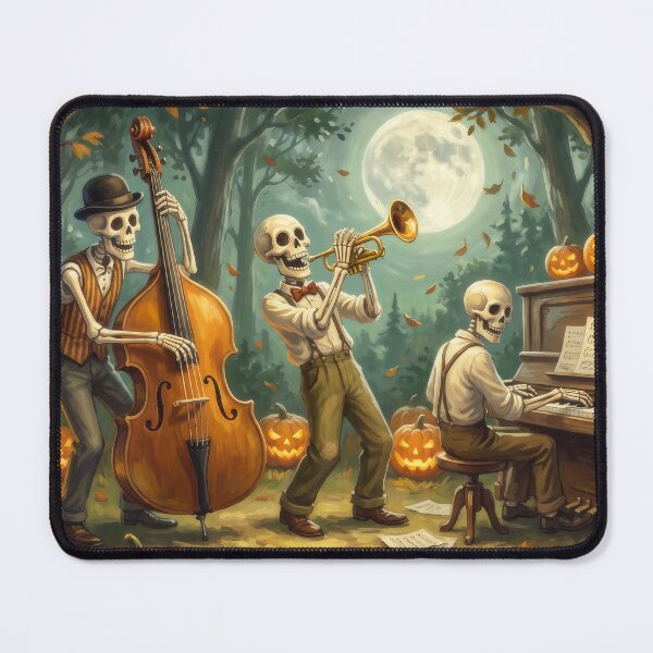 Item preview, The Skeleton Jazz Band designed and sold by RedPeaStudio.