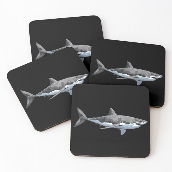 Item preview, great white shark designed and sold by WendyBoroughs7.