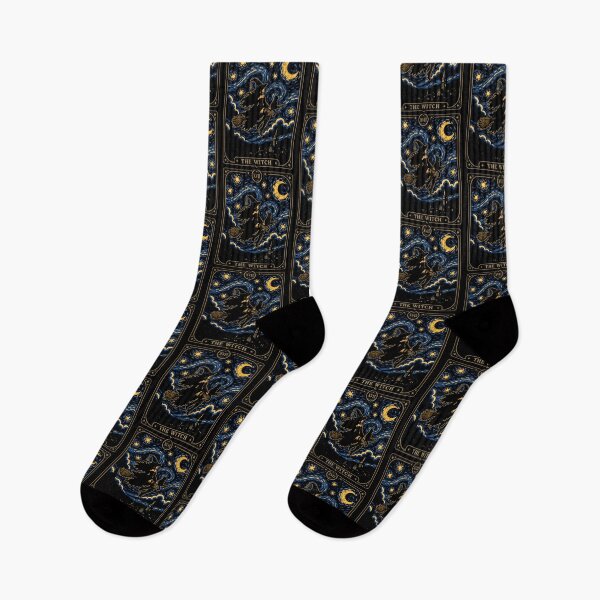 Item preview, Enchanting witch flying through a starry night sky halloween designed and sold by rafaeltto.
