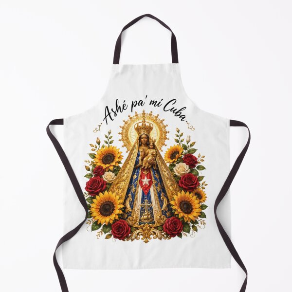 Item preview, Virgin of Charity T-shirt Cuba Sunflowers Ashé designed and sold by A lo Cubano Designs .
