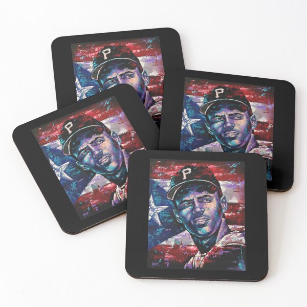 Item preview, Legendary Puerto Rican Baseball Hero Art designed and sold by Loopdrawings.