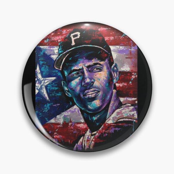 Item preview, Legendary Puerto Rican Baseball Hero Art designed and sold by Loopdrawings.