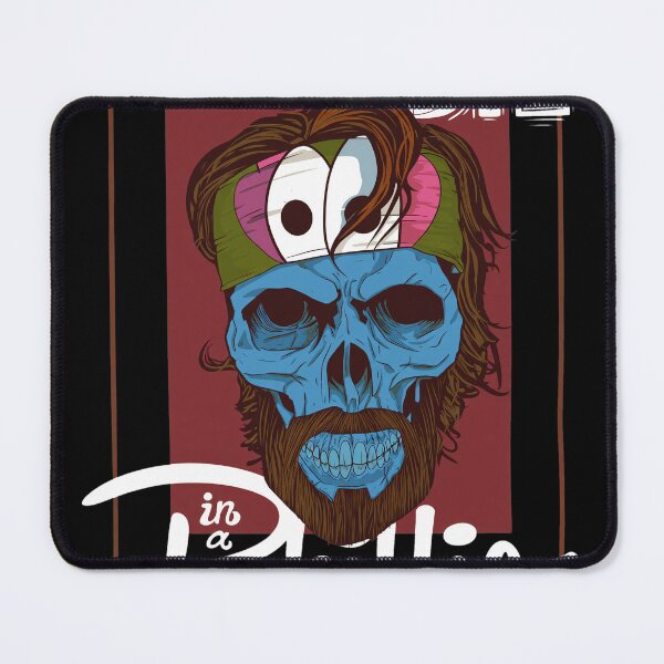 Item preview, Hope I Die In a Philly Jersey Skull Art designed and sold by Loopdrawings.