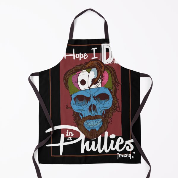 Item preview, Hope I Die In a Philly Jersey Skull Art designed and sold by Loopdrawings.