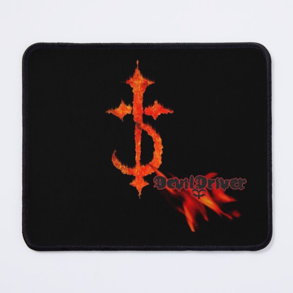 Item preview, DevilDriver Burning Cross Metal Band Logo designed and sold by Henri5Lindgren.