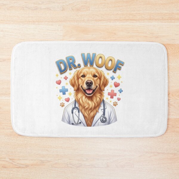 Item preview, Dog Doctor Golden Retriever Medical Art designed and sold by pradeepvisuals.
