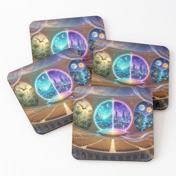 Item preview, Celestial Amphitheater — Floating Sky Theater with Portal Worlds designed and sold by RoyArt0.