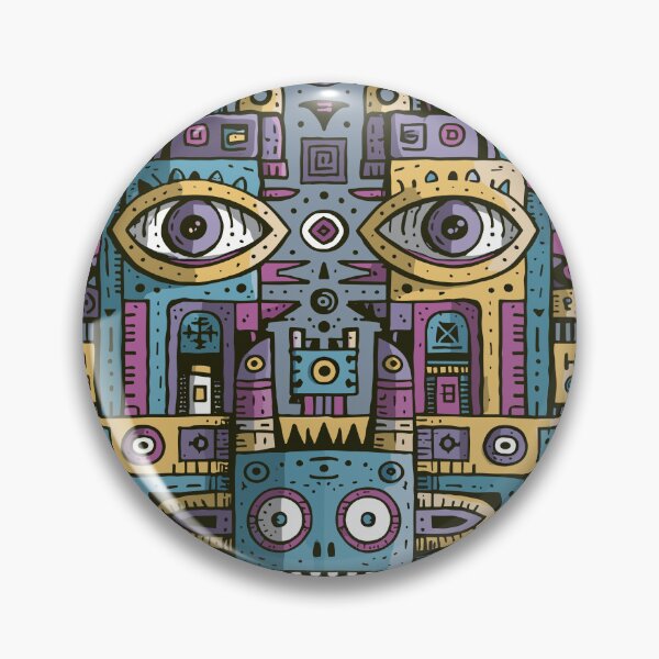 Item preview, Intricate Cosmic Eye Monster Bot Design designed and sold by Romgora.