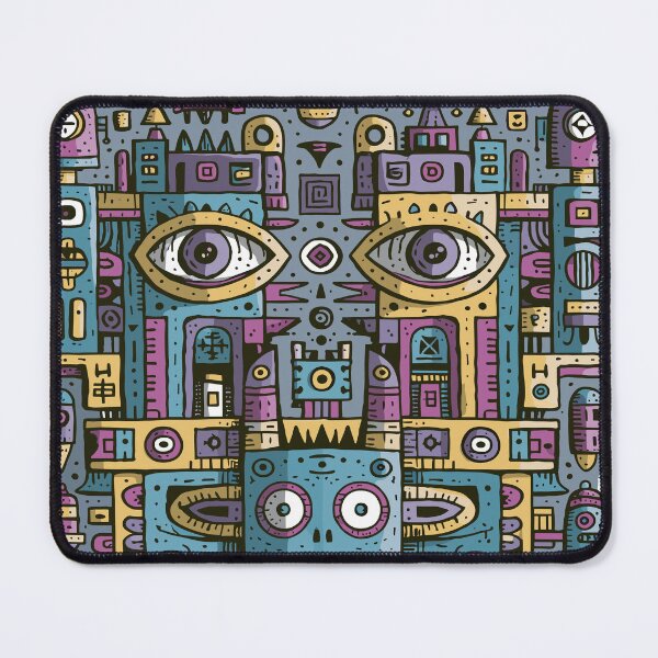 Item preview, Intricate Cosmic Eye Monster Bot Design designed and sold by Romgora.