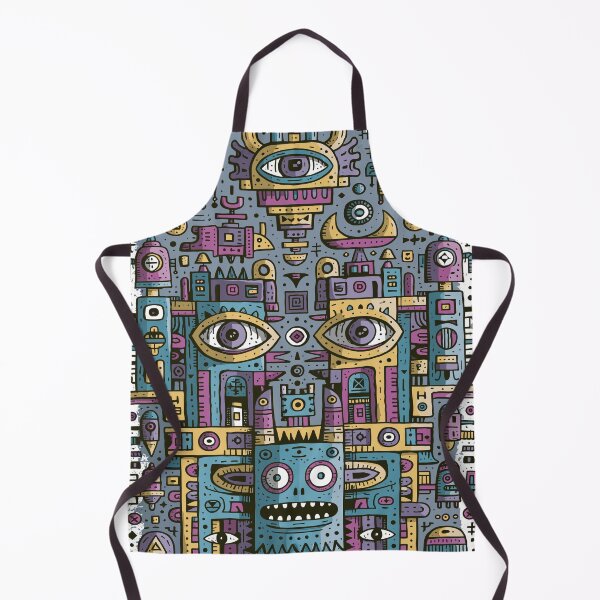 Item preview, Intricate Cosmic Eye Monster Bot Design designed and sold by Romgora.