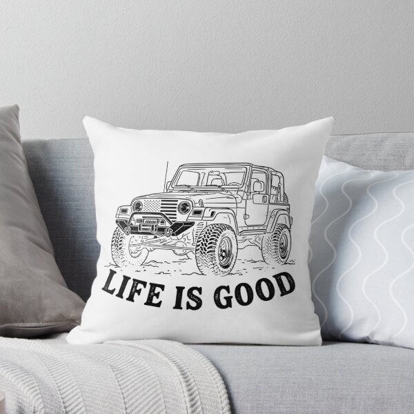 Item preview, Life Is Good Wrangler Tj Off-Road 4X4 American Flag Adventure Black designed and sold by Shaw-Gilreath.