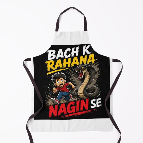 Item preview, Bach Ke Rehna Nagin Se – Funny Desi Graphic T-Shirt / Poster designed and sold by everyone cloth house.