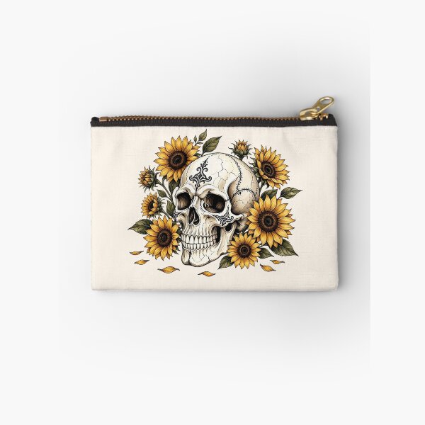 Item preview, Sunflower Skull Gothic Floral Design designed and sold by SweetLilith.