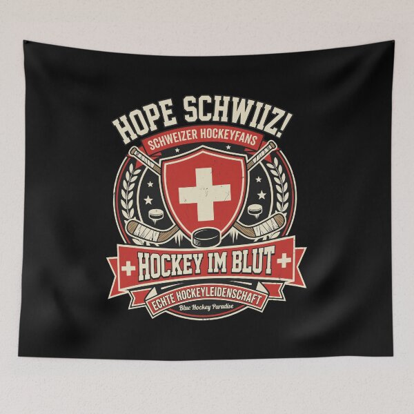 Item preview, Hopp Schwiiz Swiss Ice Hockey Passion Emblem designed and sold by BlossomieStore.