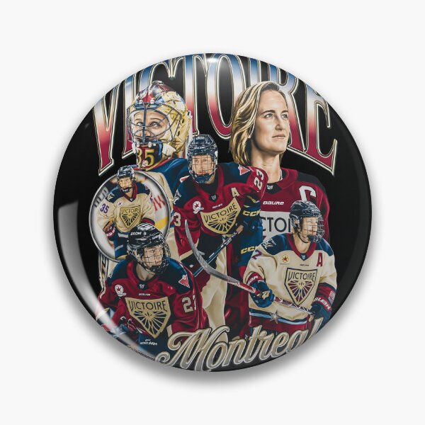 Item preview, Montreal Victoire Women's Hockey Retro Montage designed and sold by BlossomieStore.