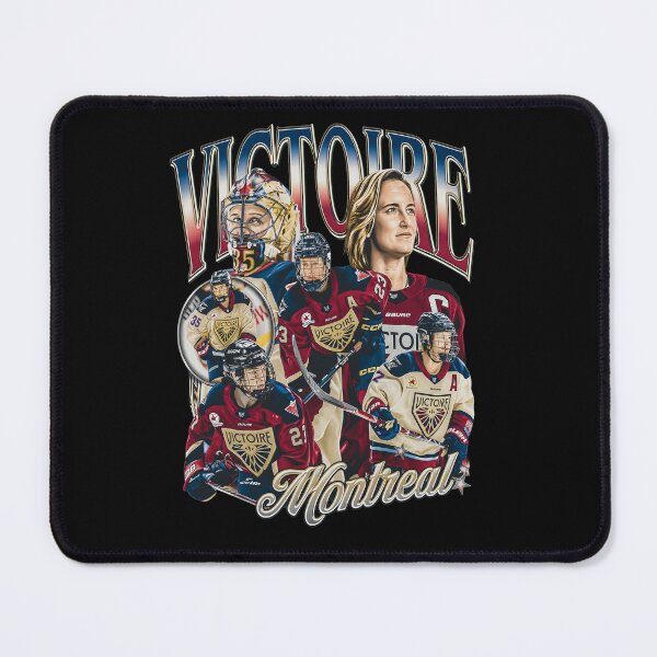 Item preview, Montreal Victoire Women's Hockey Retro Montage designed and sold by BlossomieStore.