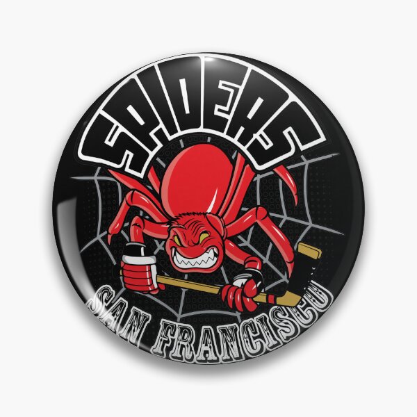 Item preview, Retro SF Spiders Hockey Mascot  designed and sold by BlossomieStore.