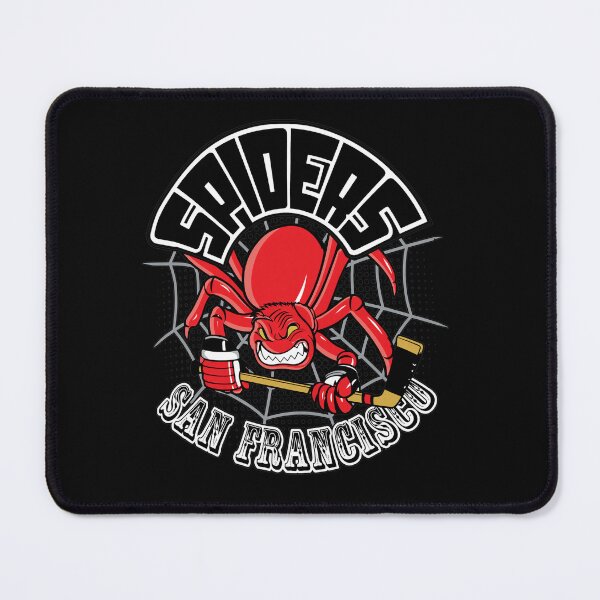 Item preview, Retro SF Spiders Hockey Mascot designed and sold by BlossomieStore.