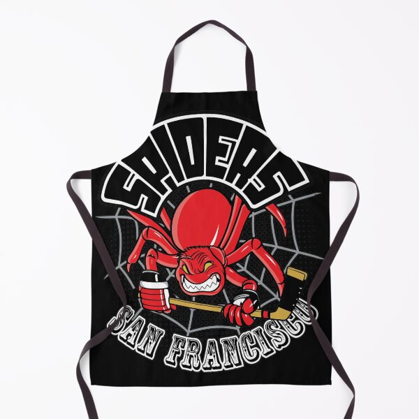 Item preview, Retro SF Spiders Hockey Mascot designed and sold by BlossomieStore.