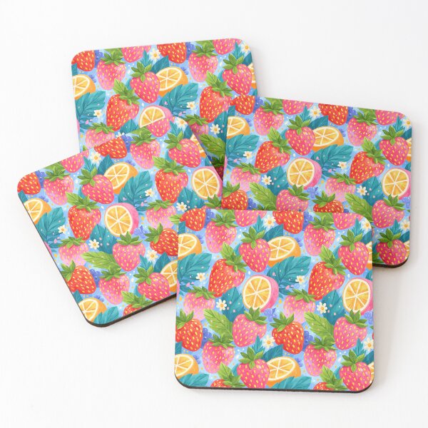 Item preview, Colorful Strawberry Citrus Summer Pattern designed and sold by junkydotcom.