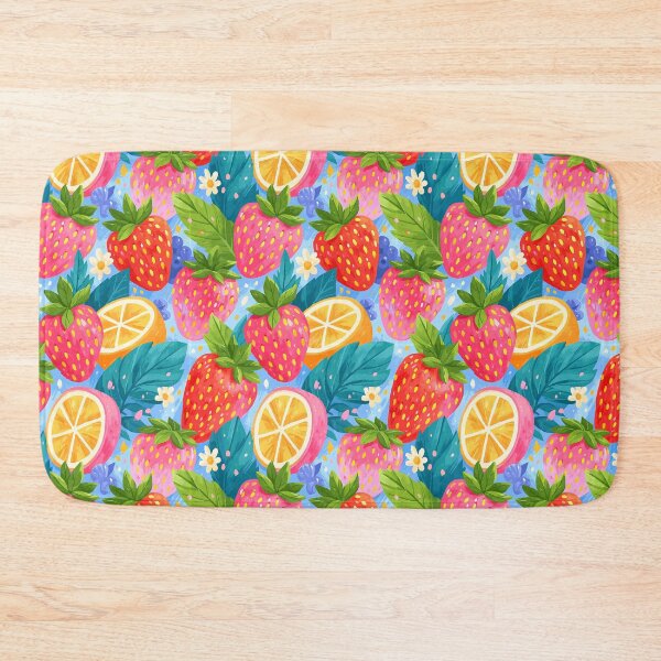 Item preview, Colorful Strawberry Citrus Summer Pattern designed and sold by junkydotcom.