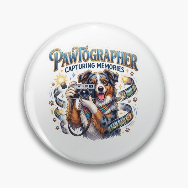 Item preview, Dog Photographer Australian Shepherd Art designed and sold by pradeepvisuals.