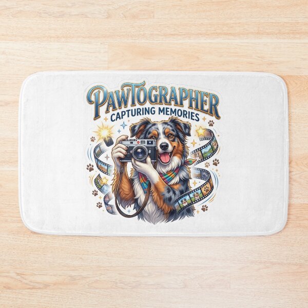 Item preview, Dog Photographer Australian Shepherd Art designed and sold by pradeepvisuals.