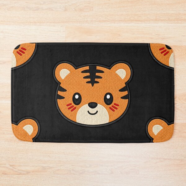 Item preview, Kawaii Tiger Embroidery Patch Illustration designed and sold by ColorSplash123.