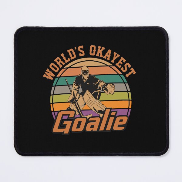 Item preview, Worlds Okayest Goalie Retro Vintage Hockey designed and sold by BlossomieStore.