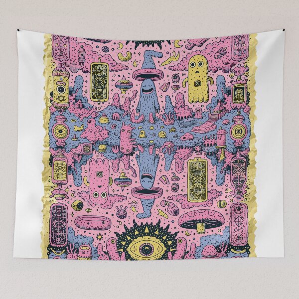 Item preview, Surreal Psychedelic Cosmic Eye Creatures designed and sold by Romgora.