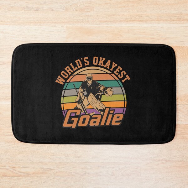 Item preview, Worlds Okayest Goalie Retro Vintage Hockey designed and sold by BlossomieStore.
