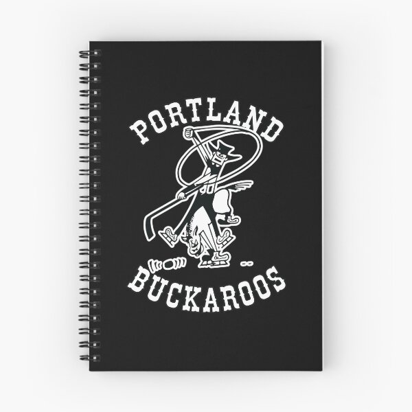 Item preview, Vintage Portland Buckaroos Retro Hockey Logo designed and sold by BlossomieStore.