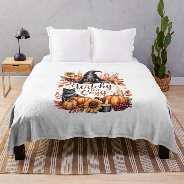 Item preview, Witchy but Cozy Halloween Fall Autumn Design designed and sold by jkrphoto.