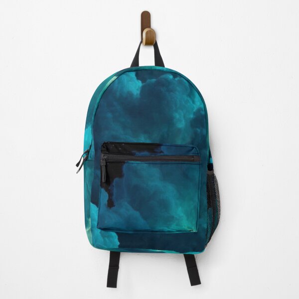 Item preview, Cyan Turquoise Glowing Storm Clouds Night Sky Aesthetic designed and sold by LYAN-STORE.