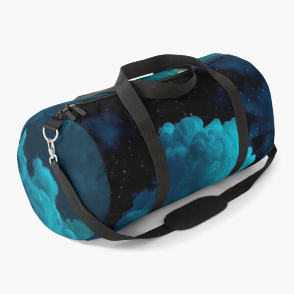 Item preview, Cyan Turquoise Glowing Storm Clouds Night Sky Aesthetic designed and sold by LYAN-STORE.