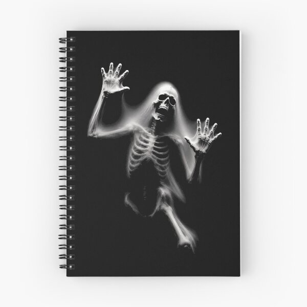 Item preview, Eerie skeleton in haunting pose halloween designed and sold by rafaeltto.