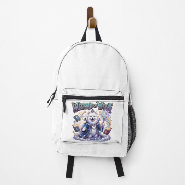 Item preview, Wizard Dog Magical Samoyed Fantasy Art designed and sold by pradeepvisuals.