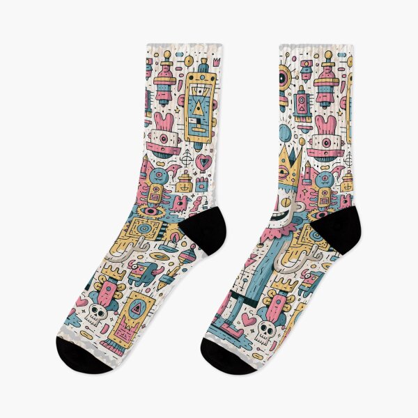 Item preview, Whimsical Doodle King Intricate Pattern Art designed and sold by Romgora.