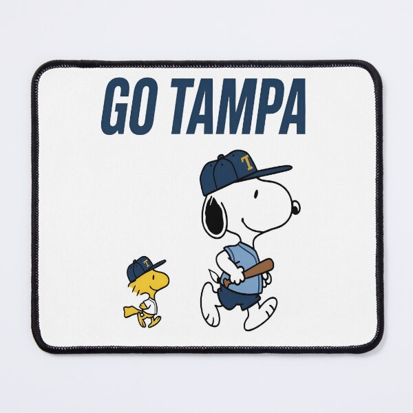 Item preview, GO TAMPA Baseball Snoopy & Woodstock Support designed and sold by CosmicClaws.