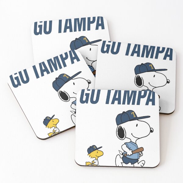 Item preview, GO TAMPA Baseball Snoopy & Woodstock Support designed and sold by CosmicClaws.