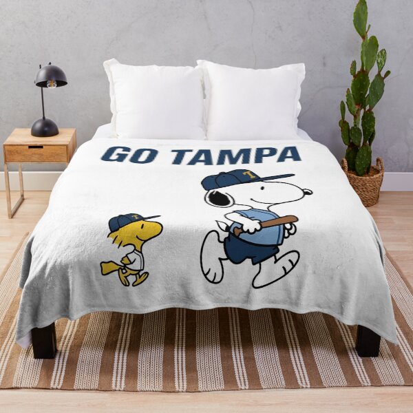 Item preview, GO TAMPA Baseball Snoopy & Woodstock Support designed and sold by CosmicClaws.