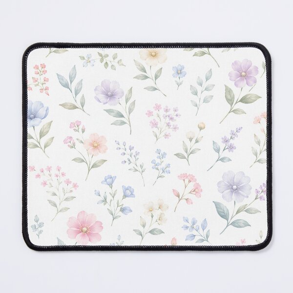 Item preview, Vintage Watercolor Floral Pattern Blush designed and sold by Kimos Creative Store.